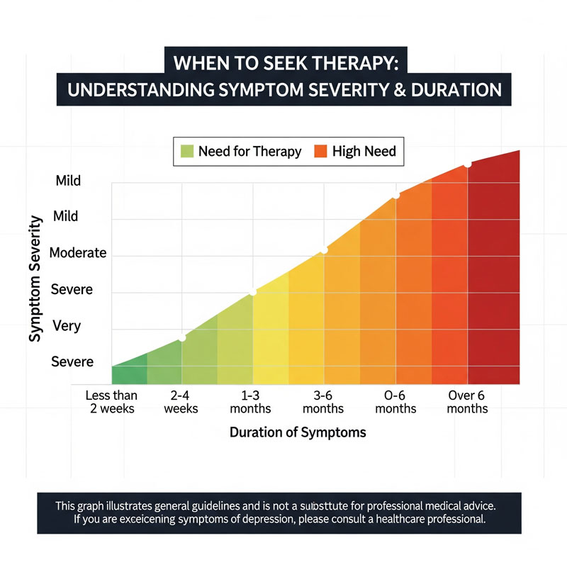 chart depicting therapy symptoms